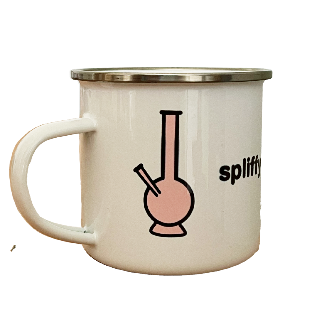 spliffy - unbreakable enamel mug