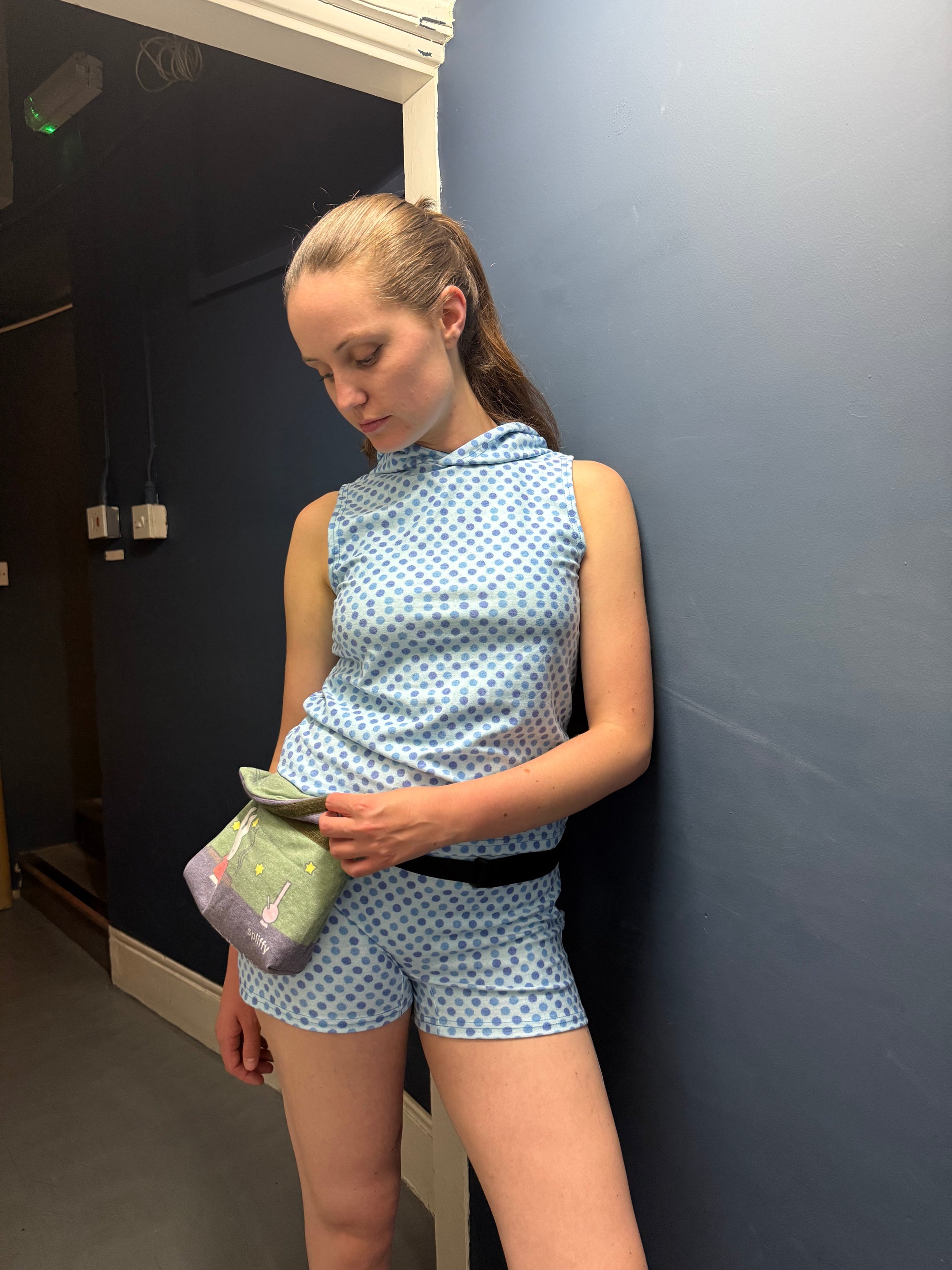 polka dot micro short - sea