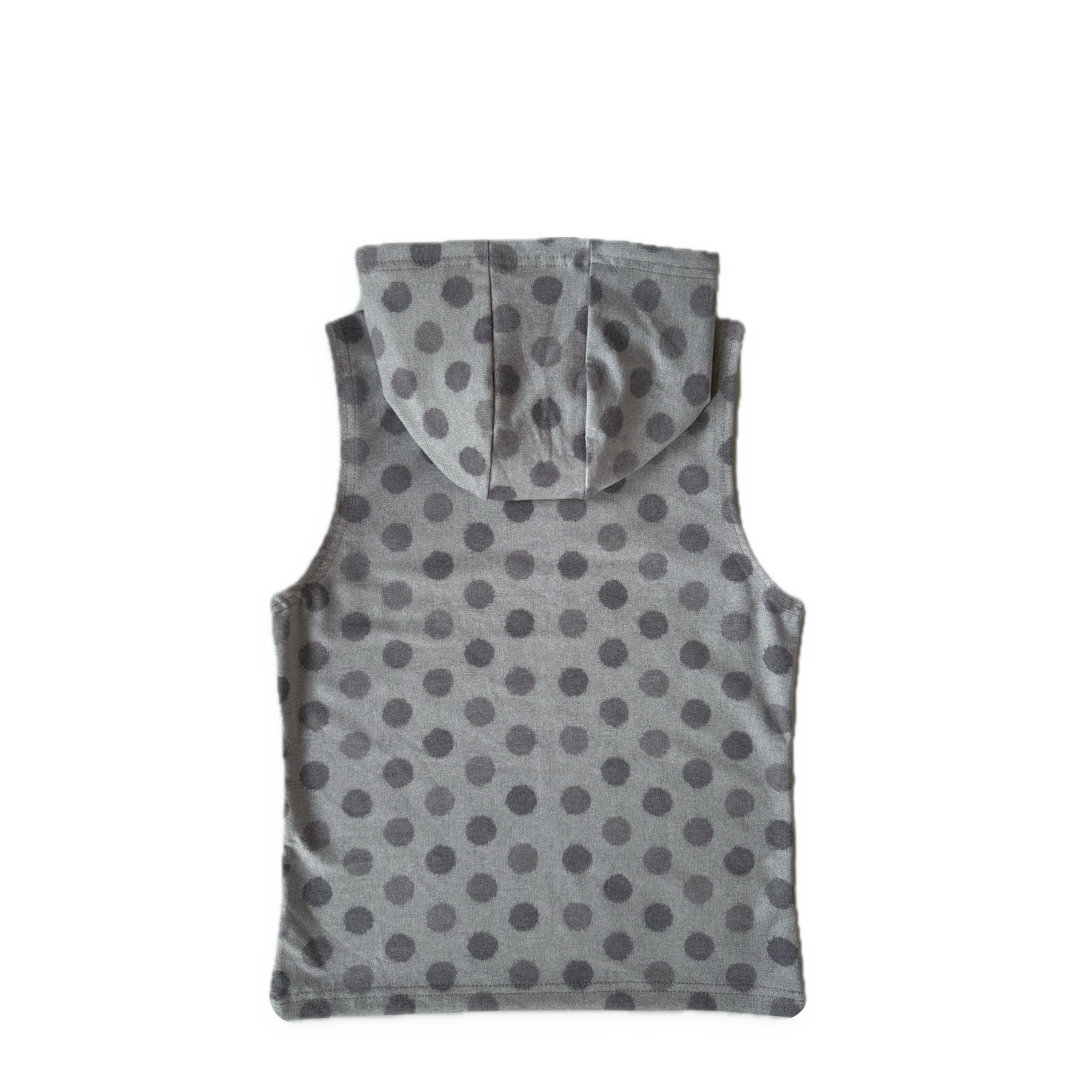 polka dot hooded tank in sand