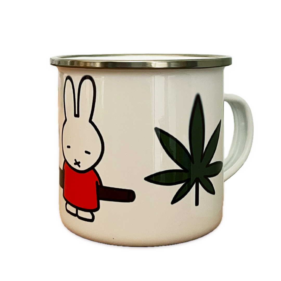 spliffy - unbreakable enamel mug