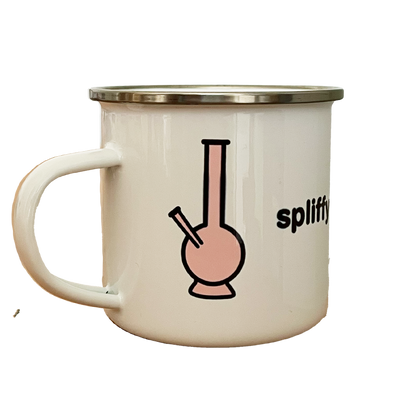 spliffy - unbreakable enamel mug