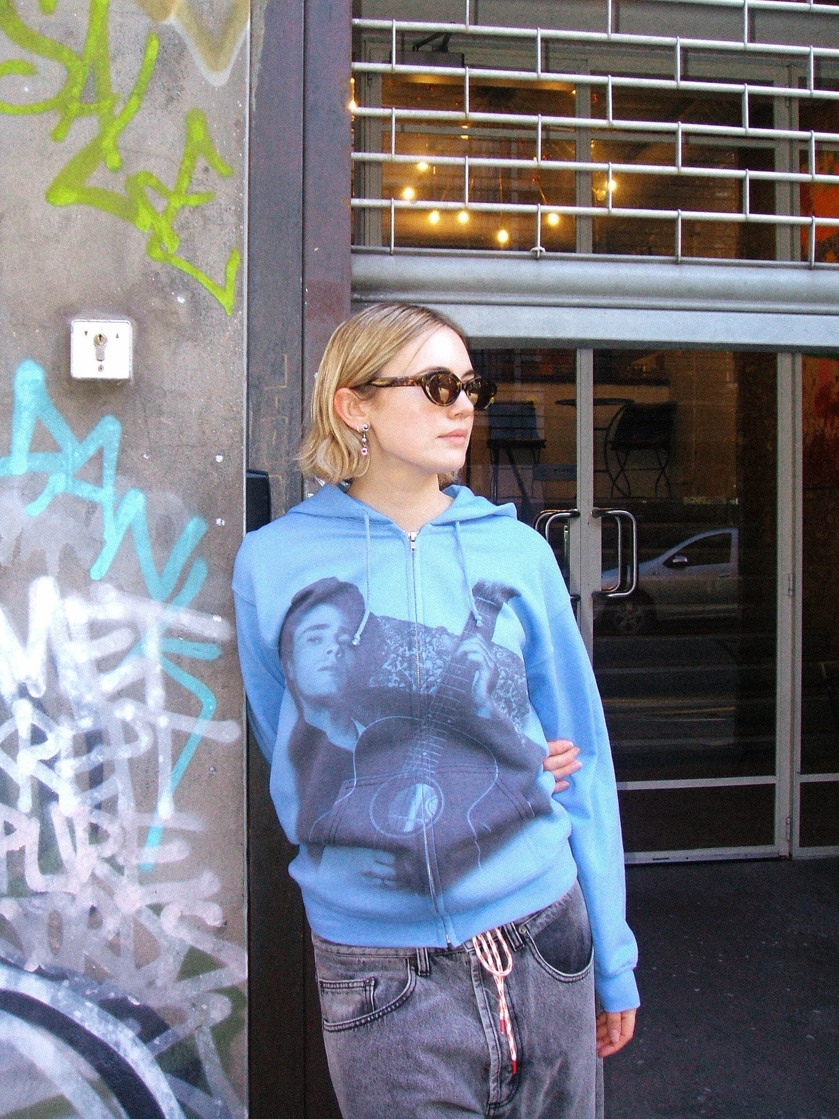 Jeff Buckley zip-up hoody