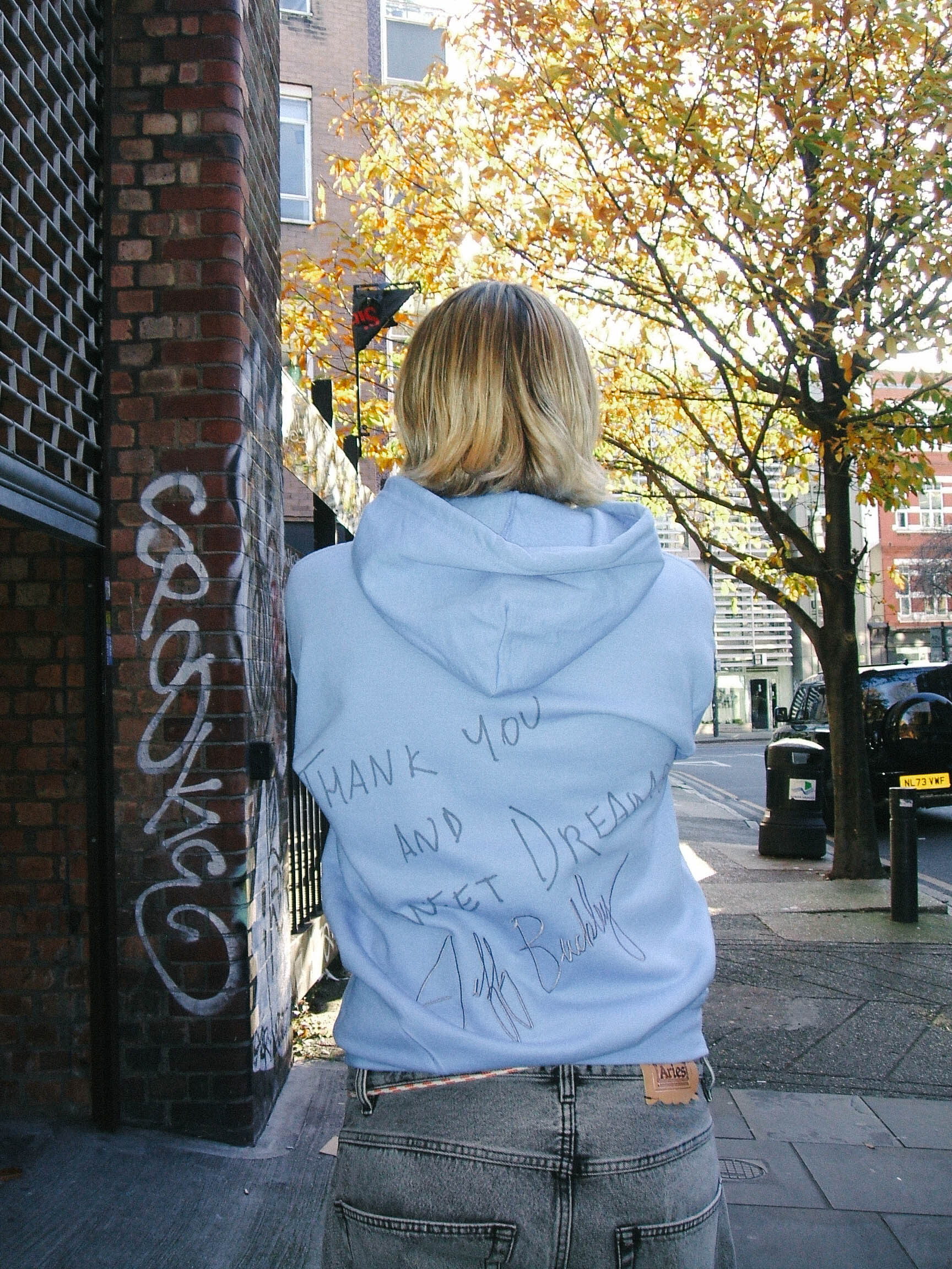 Jeff Buckley zip-up hoody
