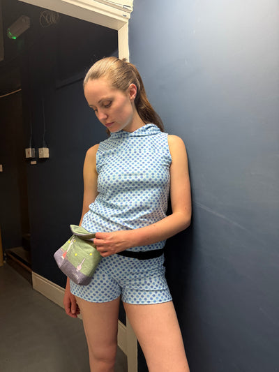 polka dot micro short - sea