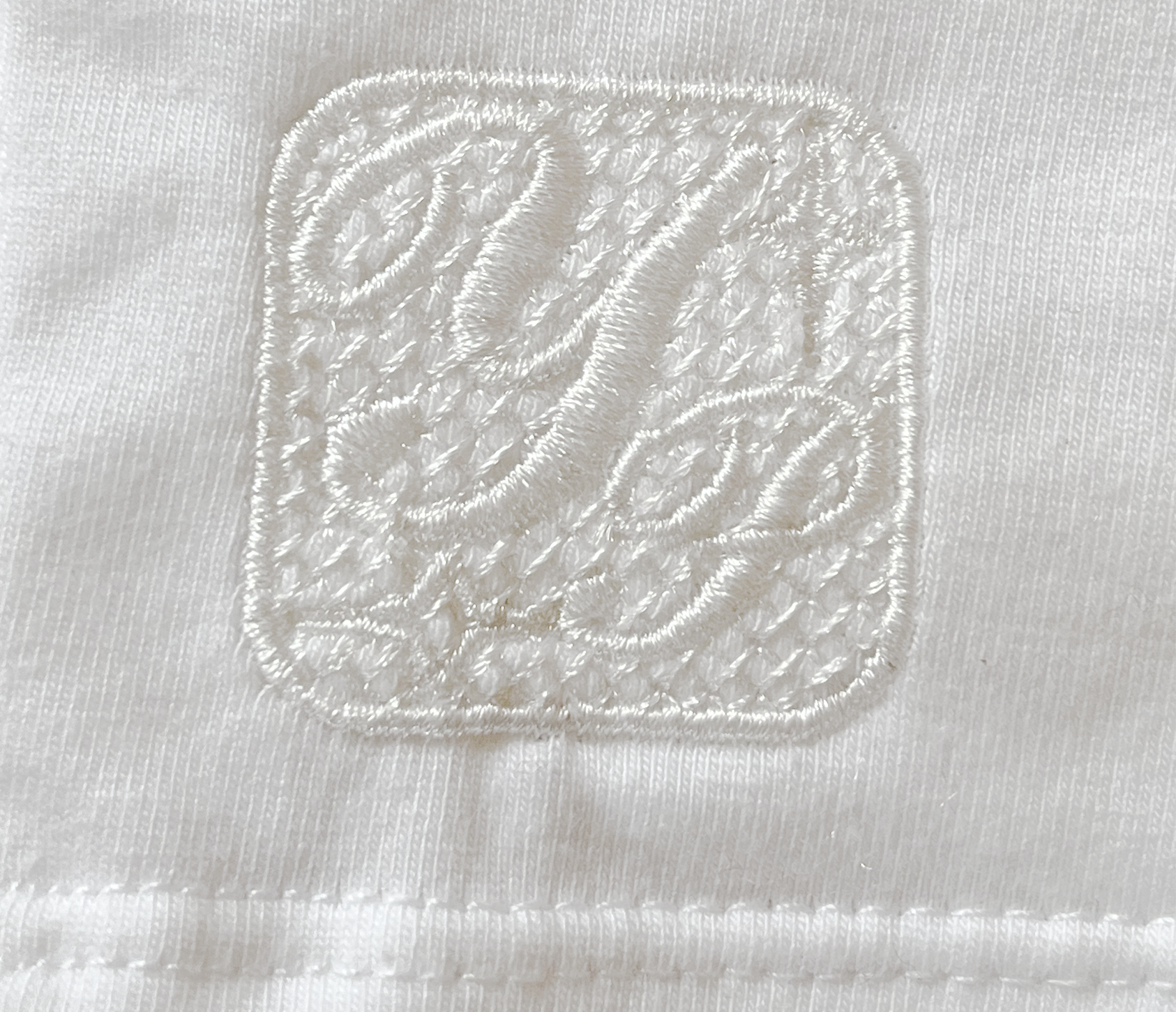 jersey booty short - white
