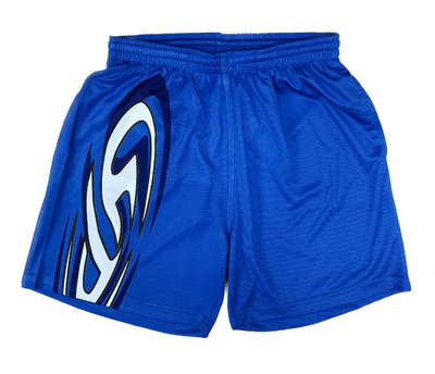 shark fin shorts - blue