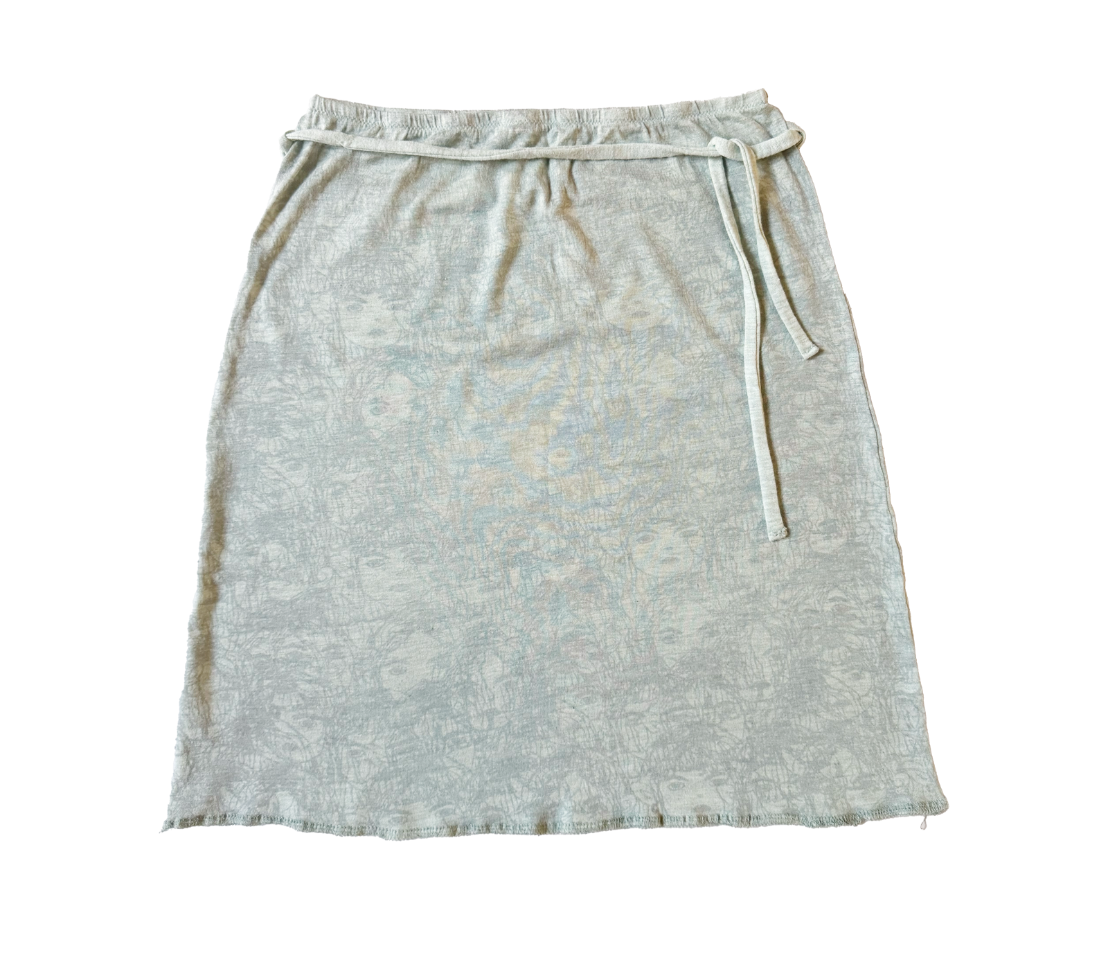 face camo  midi skirt