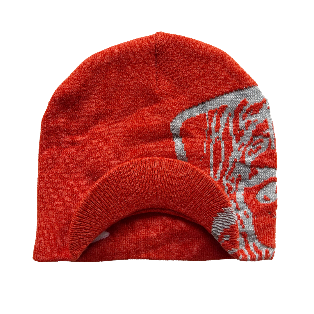 visor beanie - orange 3M